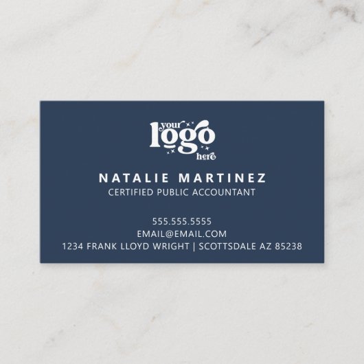 Professioneel Modern Logo Uw volgende afspraak Visitekaartje (Voorkant)