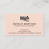 Professioneel Modern Logo Uw volgende afspraak Visitekaartje (Voorkant)