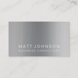 Professioneel modern metaal Visitekaartje