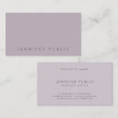 Professioneel, modern, minimaal design elegant visitekaartje (Voorkant / Achterkant)