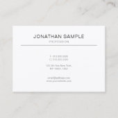Professioneel modern, minimaal grafisch ontwerp visitekaartje (Voorkant)