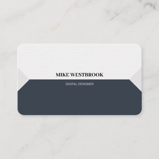 Professioneel Modern Minimal, Aangepast gepersonal Visitekaartje (Voorkant)