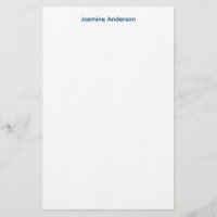 Professioneel modern minimalistisch blauw wit linn