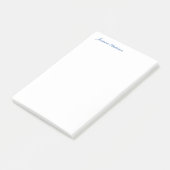 Professioneel Modern Minimalistisch Blauw Wit Post-it® Notes (Schuin)