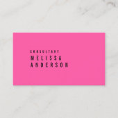 Professioneel modern minimalistisch briljant Roos Visitekaartje (Voorkant)