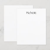 Professioneel Modern Minimalistisch Eenvoudig Eige (Voorkant / Achterkant)