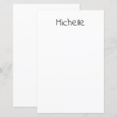 Professioneel Modern Minimalistisch Eenvoudig Eige (Voorkant / Achterkant)