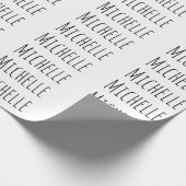 Professioneel Modern Minimalistisch Eenvoudig Eige Cadeaupapier (Hoek)