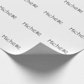 Professioneel Modern Minimalistisch Eenvoudig Eige Cadeaupapier (Hoek)