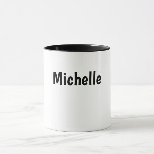 Professioneel Modern Minimalistisch Eenvoudig Eige Mok (Midden)