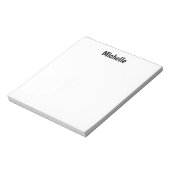 Professioneel Modern Minimalistisch Eenvoudig Eige Notitieblok (Linkerzijde)