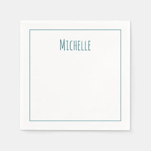 Professioneel Modern Minimalistisch Eenvoudig Eige Servet