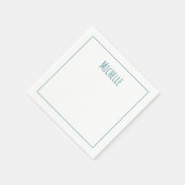 Professioneel Modern Minimalistisch Eenvoudig Eige Servet (Hoek)