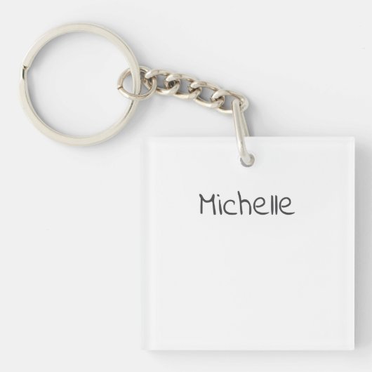 Professioneel Modern Minimalistisch Eenvoudig Eige Sleutelhanger (Voorkant)