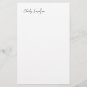 Professioneel Modern Minimalistisch Eenvoudig Kall Briefpapier (Voorkant)