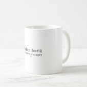 Professioneel Modern Minimalistisch Eenvoudig Koffiemok (Voorkant rechts)