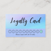 Professioneel Modern Minimalistisch Eenvoudig Loya Visitekaartje (Achterkant)