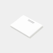 Professioneel Modern Minimalistisch Eenvoudig Post-it® Notes (Schuin)