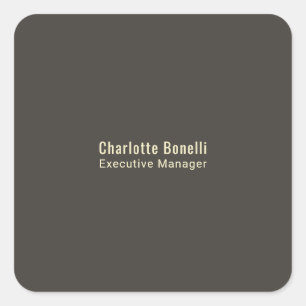 Professioneel Modern Minimalistisch Eenvoudig  Vierkante Sticker