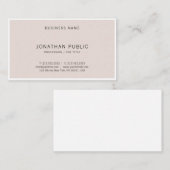 Professioneel, modern, minimalistisch, eenvoudig visitekaartje (Voorkant / Achterkant)