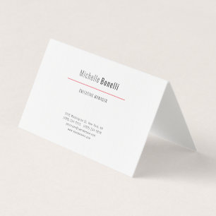 Professioneel Modern Minimalistisch Eenvoudig Visitekaartje