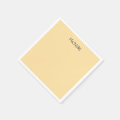 Professioneel Modern Minimalistisch Eigen Naam Servet (Hoek)