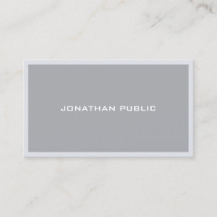 Professioneel Modern Minimalistisch Elegant Grijs  Visitekaartje