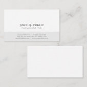 Professioneel Modern Minimalistisch Elegant Ontwer Visitekaartje (Voorkant / Achterkant)