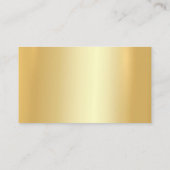 Professioneel Modern Minimalistisch Goud Ontwerp E Visitekaartje (Achterkant)