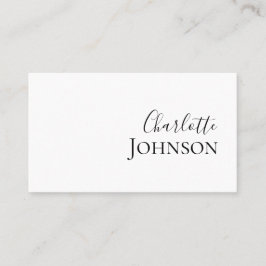 Professioneel modern, minimalistisch grafisch scri visitekaartje