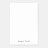 Professioneel, modern, minimalistisch handschrift post-it® notes (Voorkant)