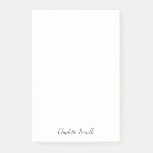 Professioneel, modern, minimalistisch handschrift post-it® notes