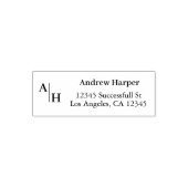 Professioneel Modern Minimalistisch Retouradres Zelfinktende Stempel (Design)