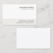 Professioneel modern minimalistisch stijlvol desig visitekaartje (Voorkant / Achterkant)