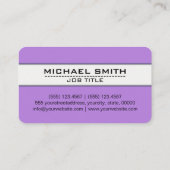 Professioneel, modern, minimalistisch visitekaartje (Achterkant)