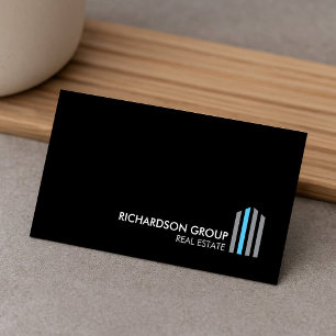 Professioneel modern onroerend goed gebouw Logo Visitekaartje