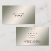 Professioneel Modern Ontwerp Elegante Eenvoudige S Visitekaartje (Voorkant / Achterkant)