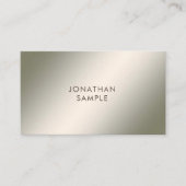 Professioneel Modern Ontwerp Elegante Eenvoudige S Visitekaartje (Voorkant)