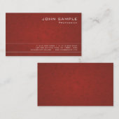 Professioneel Modern Ontwerp Graceful Classy Luxe Visitekaartje (Voorkant / Achterkant)