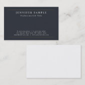 Professioneel Modern Plain Stijlvol Slank Design Visitekaartje (Voorkant / Achterkant)