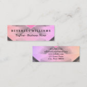 Professioneel modern Roze Roze Roep Visitekaartje Contactkaartje (Voorkant / Achterkant)