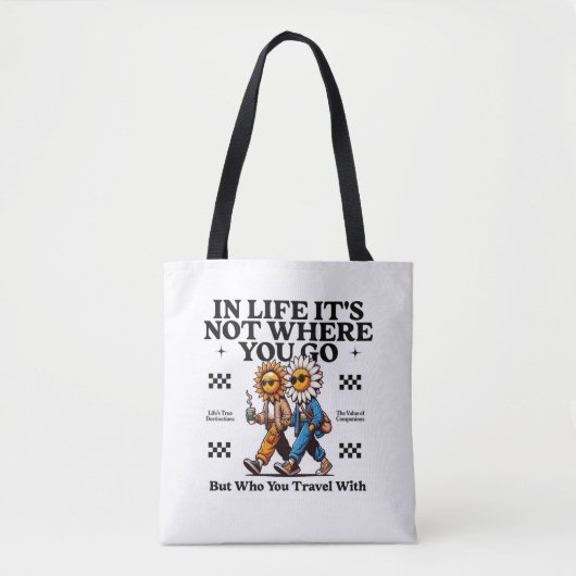 Professioneel Modern Schattige Beste Vriendenleven Tote Bag (Voorkant)