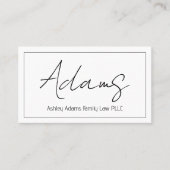 Professioneel modern, schoon Visitekaartje (Voorkant)