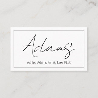 Professioneel modern, schoon Visitekaartje