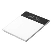 Professioneel Modern Schrift Notitieblok (Linkerzijde)