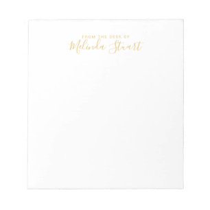 Professioneel Modern Schrift Notitieblok