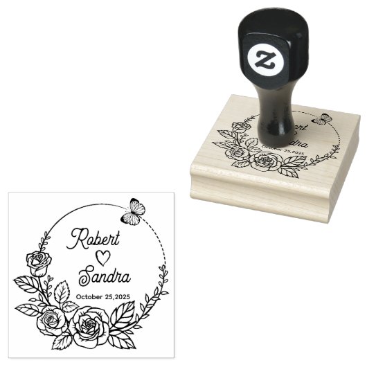 Professioneel modern schrift rubberstempel (Gestempeld)