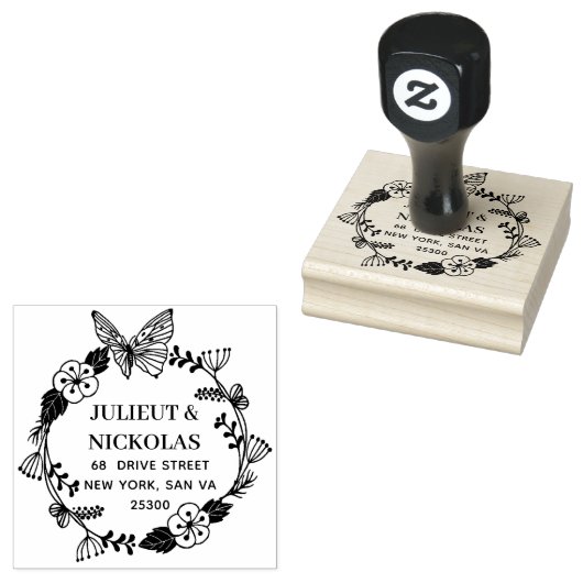 Professioneel modern schrift rubberstempel (Gestempeld)