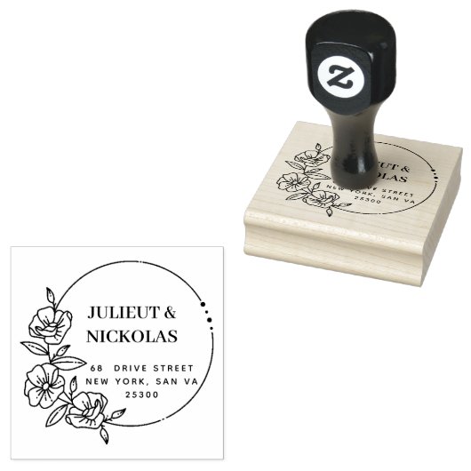 Professioneel modern schrift rubberstempel (Gestempeld)