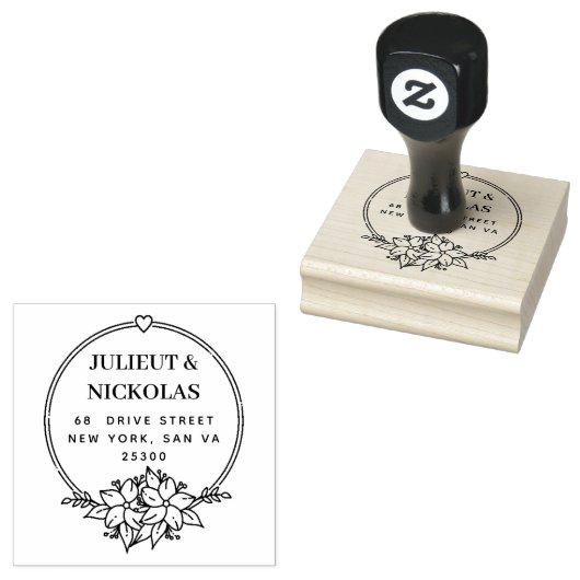 Professioneel modern schrift rubberstempel (Gestempeld)